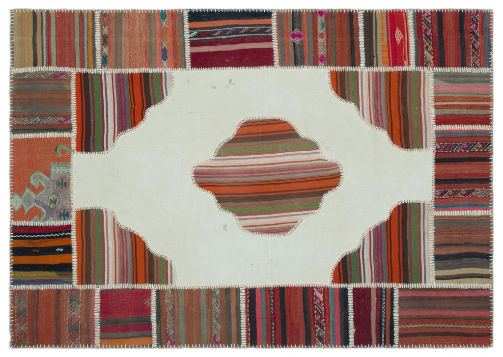 Apex Kilim Patchwork Unique Naturel 25332 162 x 232 cm