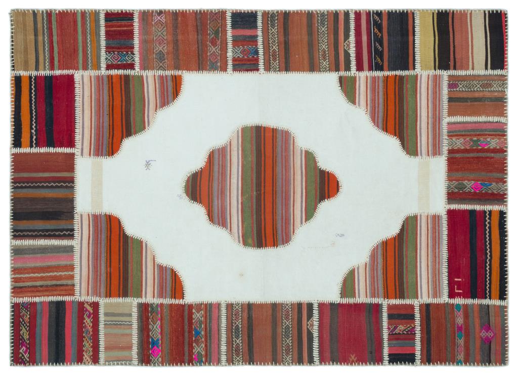 Apex Kilim Patchwork Unique Naturel 25335 162 x 227 cm