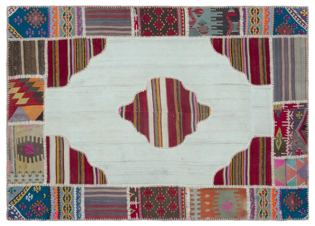 Apex Kilim Patchwork Unique Naturel 25534 165 x 236 cm