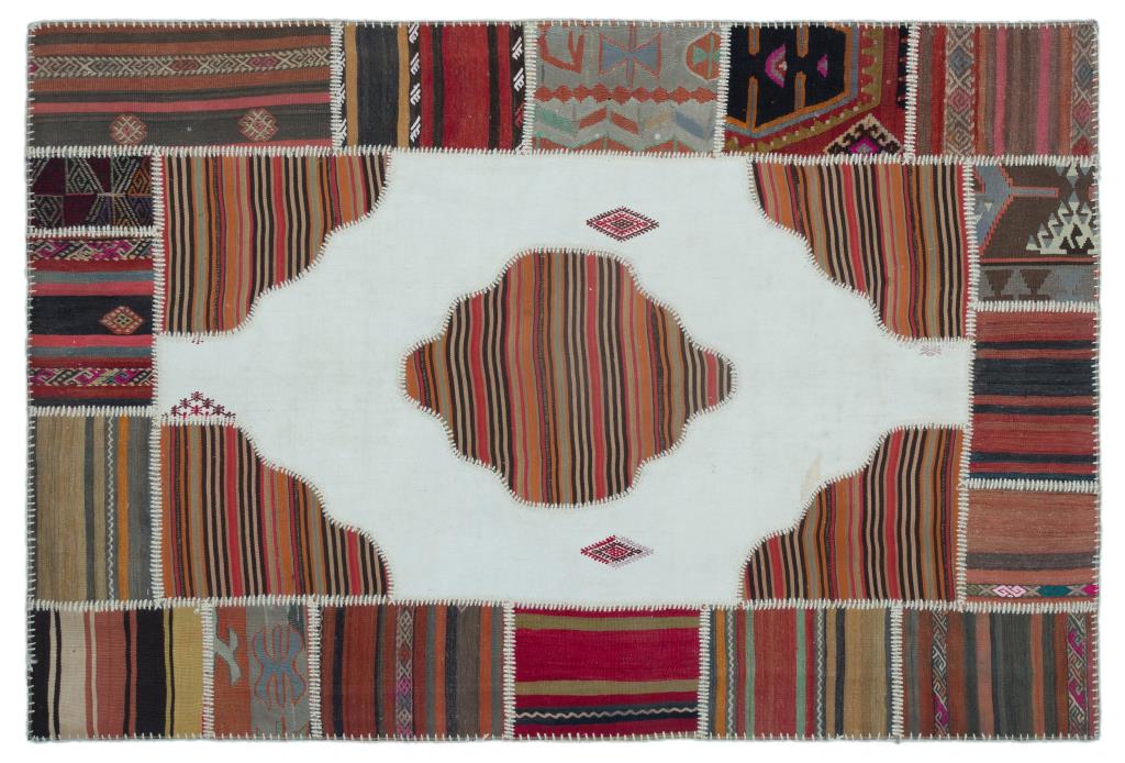 Apex Kilim Patchwork Unique Naturel 25568 155 x 232 cm