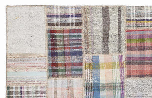 Apex Kilim Patchwork Unique Striped 1010 160 x 230 cm