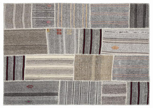 Apex Kilim Patchwork Unique Striped 1133 160 x 230 cm