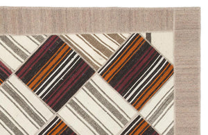 Apex Kilim Patchwork Unique Striped 11519 210 x 270 cm