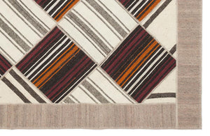 Apex Kilim Patchwork Unique Striped 11519 210 x 270 cm