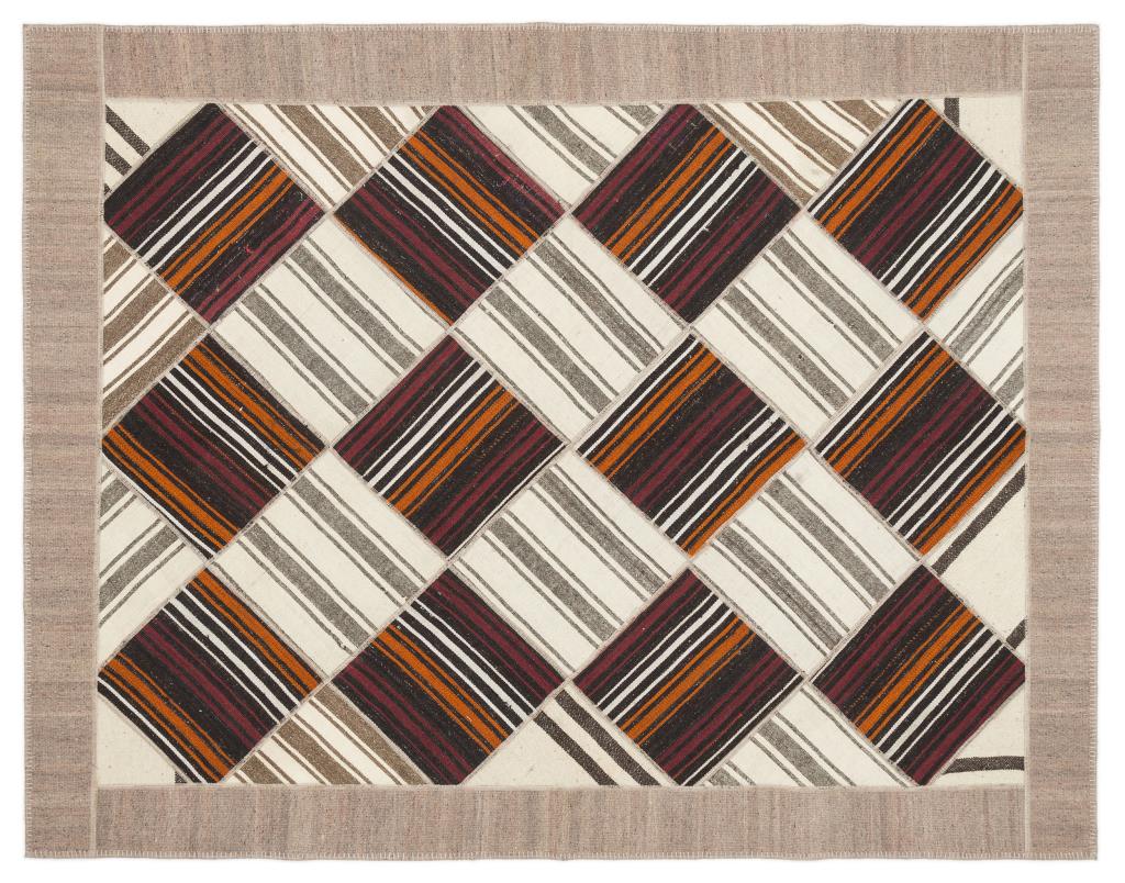 Apex Kilim Patchwork Unique Striped 11519 210 x 270 cm