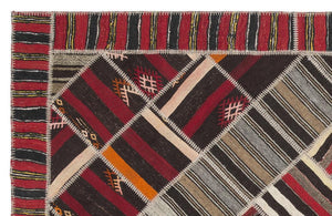 Apex Kilim Patchwork Unique Striped 11526 218 x 309 cm