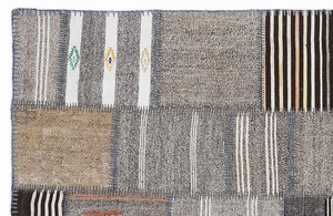 Apex Kilim Patchwork Unique Striped 1344 160 x 230 cm