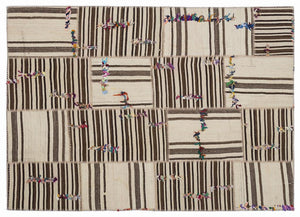 Apex Kilim Patchwork Unique Striped 1369 160 x 230 cm