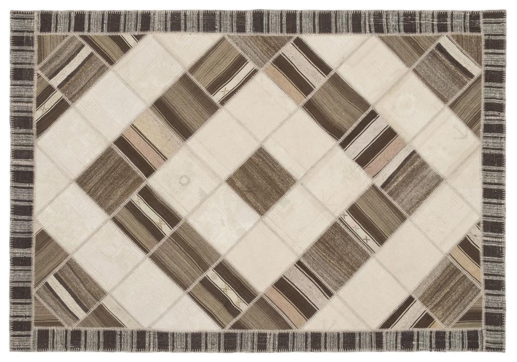 Apex Kilim Patchwork Unique Striped 1493 210 x 303 cm