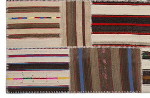Apex Kilim Patchwork Unique Striped 2212 160 x 230 cm