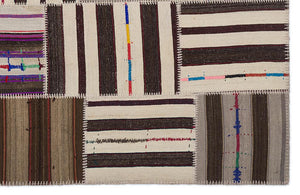 Apex Kilim Patchwork Unique Striped 2224 160 x 230 cm