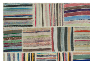 Apex Kilim Patchwork Unique Striped 22396 188 x 280 cm