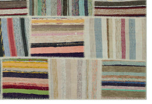 Apex Kilim Patchwork Unique Striped 22396 188 x 280 cm