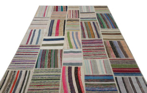 Apex Kilim Patchwork Unique Striped 22399 190 x 280 cm