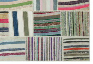 Apex Kilim Patchwork Unique Striped 22399 190 x 280 cm