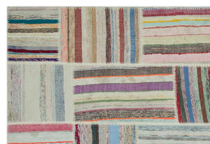 Apex Kilim Patchwork Unique Striped 22401 190 x 278 cm