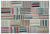 Apex Kilim Patchwork Unique Striped 22406 190 x 277 cm