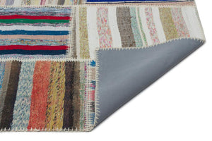 Apex Kilim Patchwork Unique Striped 22407 190 x 280 cm