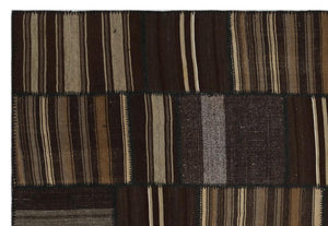 Apex Kilim Patchwork Unique Striped 22461 202 x 298 cm