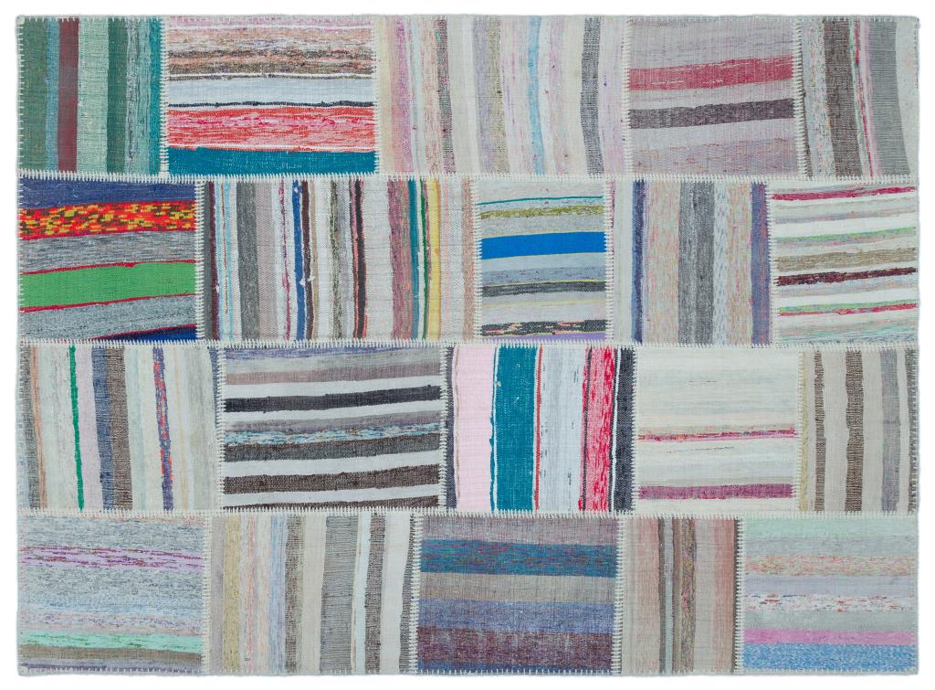 Apex Kilim Patchwork Unique Striped 22489 160 x 220 cm