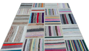 Apex Kilim Patchwork Unique Striped 22491 160 x 230 cm