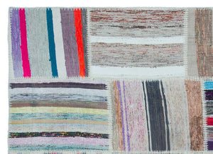 Apex Kilim Patchwork Unique Striped 22491 160 x 230 cm