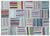 Apex Kilim Patchwork Unique Striped 22506 160 x 225 cm