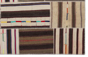Apex Kilim Patchwork Unique Striped 2251 160 x 230 cm