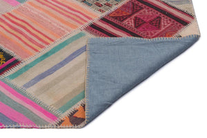 Apex Kilim Patchwork Unique Striped 22548 85 x 316 cm