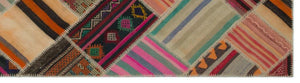 Apex Kilim Patchwork Unique Striped 22548 85 x 316 cm