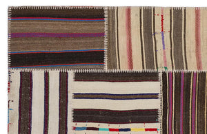 Apex Kilim Patchwork Unique Striped 2264 160 x 230 cm