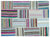 Apex Kilim Patchwork Unique Striped 25240 160 x 220 cm