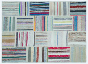 Apex Kilim Patchwork Unique Striped 25256 160 x 220 cm