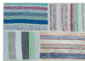 Apex Kilim Patchwork Unique Striped 25259 158 x 223 cm