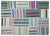 Apex Kilim Patchwork Unique Striped 25267 160 x 221 cm