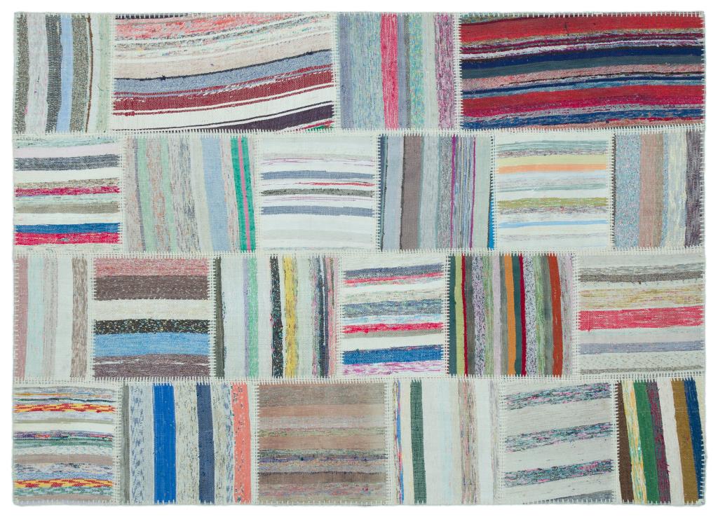 Apex Kilim Patchwork Unique Striped 25322 157 x 220 cm