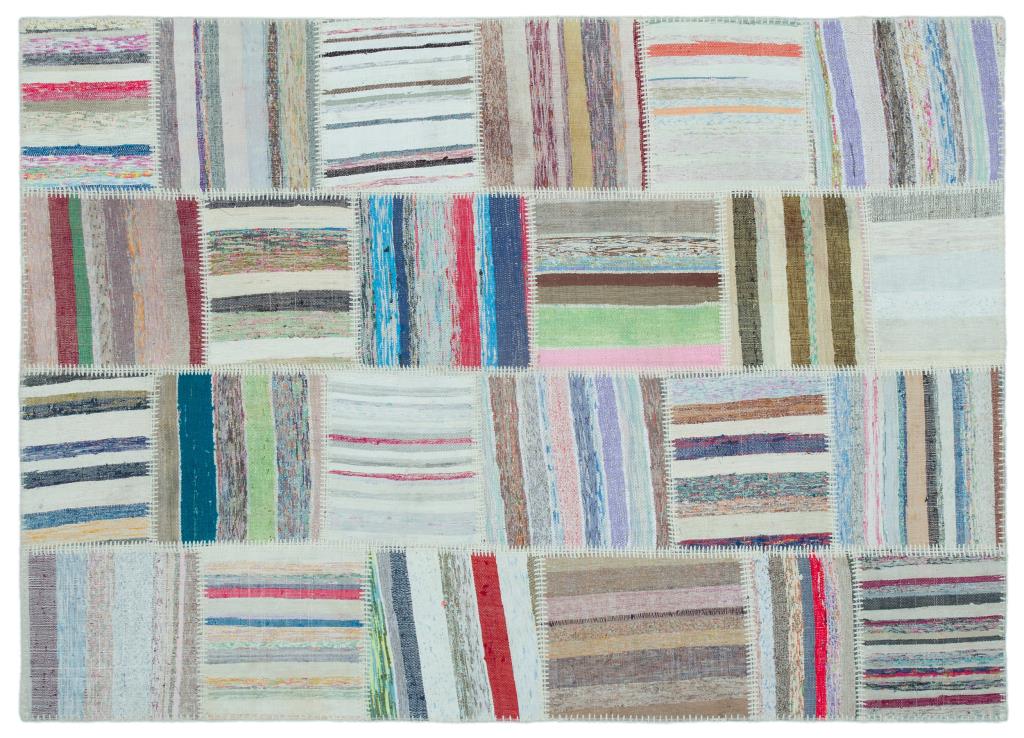 Apex Kilim Patchwork Unique Striped 25324 158 x 222 cm