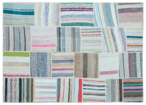 Apex Kilim Patchwork Unique Striped 25350 158 x 222 cm