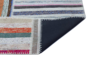 Apex Kilim Patchwork Unique Striped 25432 160 x 230 cm