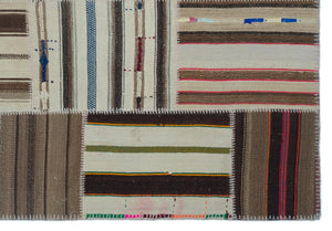 Apex Kilim Patchwork Unique Striped 25442 157 x 230 cm