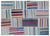 Apex Kilim Patchwork Unique Striped 25444 156 x 220 cm