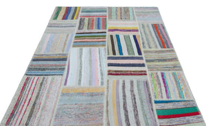 Apex Kilim Patchwork Unique Striped 25448 160 x 224 cm