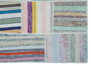 Apex Kilim Patchwork Unique Striped 25448 160 x 224 cm
