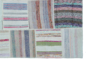 Apex Kilim Patchwork Unique Striped 25449 160 x 230 cm