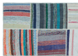 Apex Kilim Patchwork Unique Striped 25449 160 x 230 cm