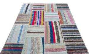 Apex Kilim Patchwork Unique Striped 25451 160 x 224 cm