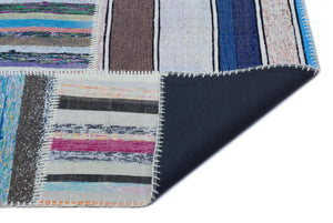 Apex Kilim Patchwork Unique Striped 25452 160 x 227 cm