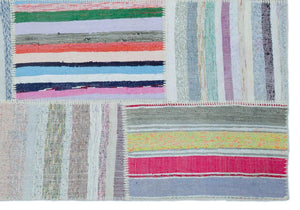 Apex Kilim Patchwork Unique Striped 25452 160 x 227 cm