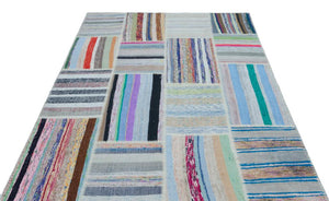 Apex Kilim Patchwork Unique Striped 25477 160 x 225 cm