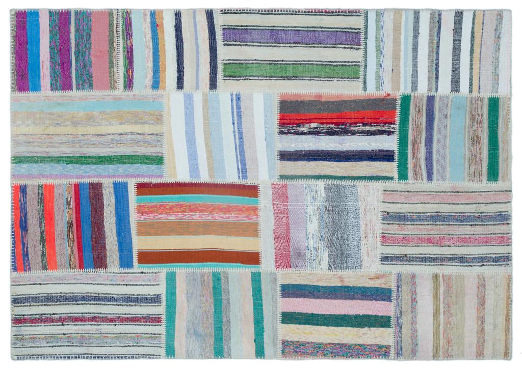Apex Kilim Patchwork Unique Striped 25483 160 x 225 cm